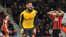 Arsenal igualó al Bournemouth tras ir perdiendo tres a cero