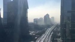 Twitter: impactante nube de esmog "devora" Beijing en minutos