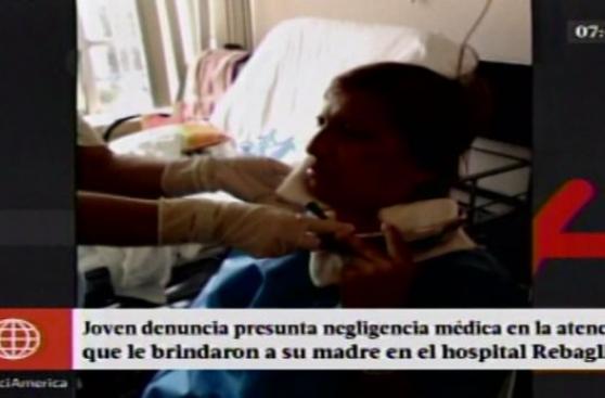 Fue a Rebagliati con dolor en cuello y terminó con traqueotomía