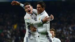 Real Madrid ganó 3-0 al Sevilla con doblete de James Rodríguez