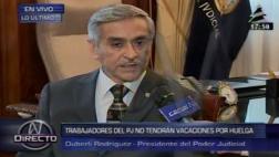 Poder Judicial: suspenden vacaciones por huelga de trabajadores