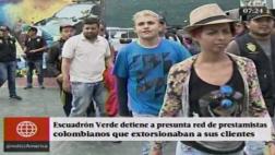 Intervienen colombianos que serían prestamistas extorsionadores