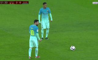 Lionel Messi y el gol de tiro libre que generó polémica