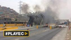 Puente Piedra: así protestaron en Panamericana Norte por peaje