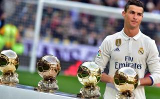 Cristiano Ronaldo ofreció su cuarto Balón de Oro al Bernabéu