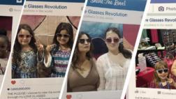 Lentes con mensaje de amor y tolerancia se vuelven viral