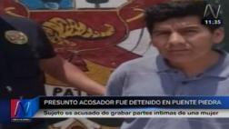 Puente Piedra: cae sujeto que grababa partes íntimas de mujeres