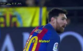 Lionel Messi agredió verbalmente a Musacchio por esta acción