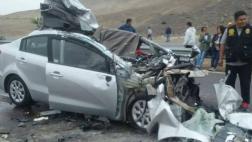 Arequipa: choque deja 3 muertos y 2 heridos en vía hacia Puno