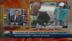Defensor del Pueblo sobre peaje: Queremos hablar con Castañeda