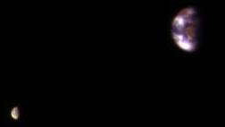 La Tierra y la Luna vistas desde Marte