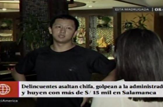 Salamanca: encapuchados roban chifa y se llevan 15 mil soles