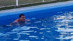 Dakar: peruano disfrutó de piscina tras manejar mil kilómetros