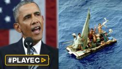 Obama elimina política "pies secos/pies mojados" para cubanos