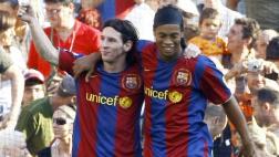 Ronaldinho y la emotiva carta en la que habla de Lionel Messi
