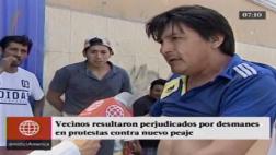 Los vecinos afectados por los enfrentamientos en Puente Piedra