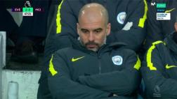 Pep Guardiola: mirada perdida del técnico que se volvió viral
