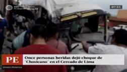 Once heridos deja nuevo accidente de 'Chosicano'
