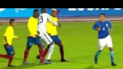 Ecuador vs. Brasil: conato de bronca en Sudamericano Sub 20
