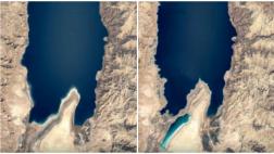 Google Maps: así ha cambiado el Mar Muerto en 3 décadas
