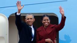 Cómo fueron las primeras horas de Obama fuera de la Casa Blanca
