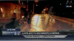 Chosica: intensa lluvia causa alarma por posible huaico