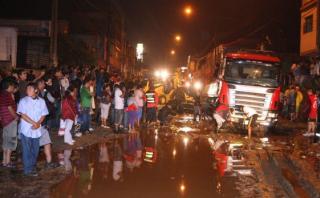 Chosica: 25 viviendas afectadas tras 6 horas de lluvia