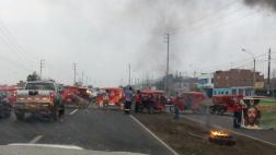 Chancay: bloquean Panamericana Norte para exigir seguridad vial