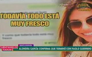 Alondra García Miró: "No estoy pasando por un buen momento"