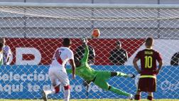 Selección Sub 20: Gómez se lució atajando penal ante Venezuela