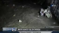 Chosica sufre nuevos huaicos que bloquean la Carretera Central