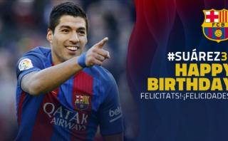 Luis Suárez de cumpleaños: sus goles en prácticas del Barcelona