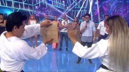 "Combate": novia de Elera sorprende con exhibición de karate