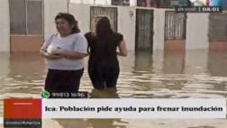 Ica: 1520 viviendas afectadas por inundaciones en La Tinguiña