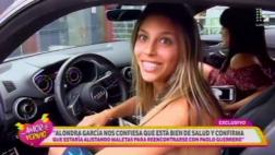 Alondra se refirió sobre supuesta reconciliación con Paolo