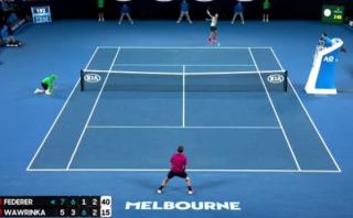 Roger Federer: el imperdible punto ante Wawrinka en Australia