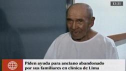 Anciano atropellado vive en clínica porque nadie lo recoge