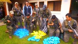 Policía incautó 120 kilos de cocaína en el Vraem