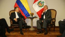 Gabinete Perú-Colombia inició con reunión entre PPK y Santos