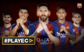 Jugadores del Barcelona dan la bienvenida al Año Nuevo Chino