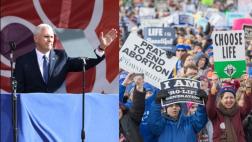Pence, el primer vicepresidente que asiste a marcha antiaborto