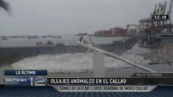 Callao: reportan oleajes anómalos que seguirán hasta el sábado