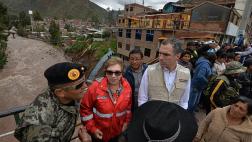 Huancavelica: ministros llegaron a zonas afectadas por lluvias