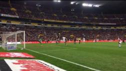 Raúl Ruidíaz y el gol de cabeza que le anularon contra Atlas