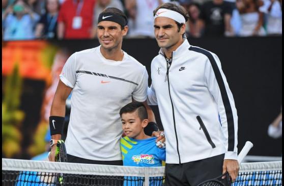 Las mejores fotos del partidazo entre Federer y Nadal