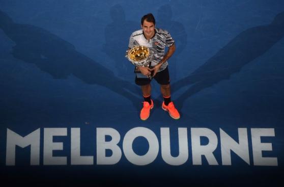 Federer, una leyenda: fotos de premiación en Australian Open