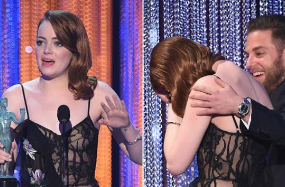 SAG Awards 2017: Emma Stone se llevó premio por "La La Land"