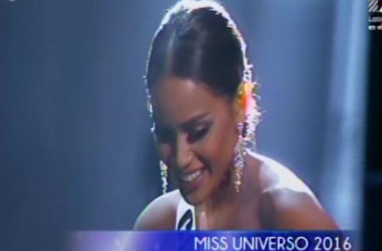 Miss Colombia, Andrea Tovar, ofuscada tras perder Miss Universo