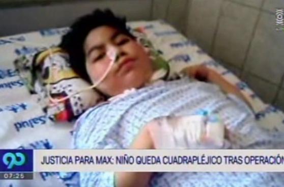 Essalud indemnizará a niño cuadrapléjico por negligencia