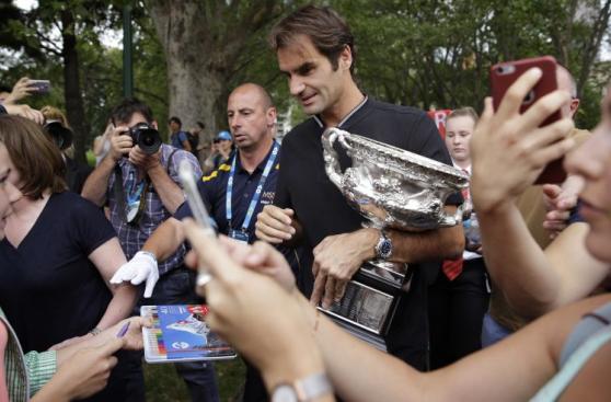 Roger Federer: el día después de hacer historia en Australia